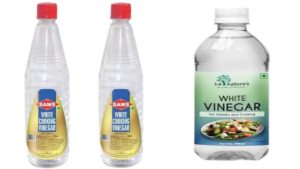 vineger oil can clean steel coocking pot