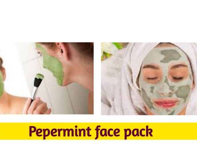 Pepermint leaf paste cure acne, pimples, fine lines and wrinkles